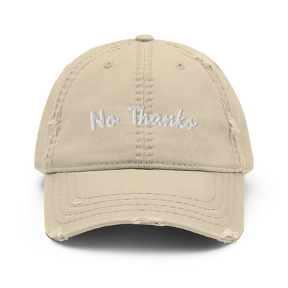 NO THANKS Hat