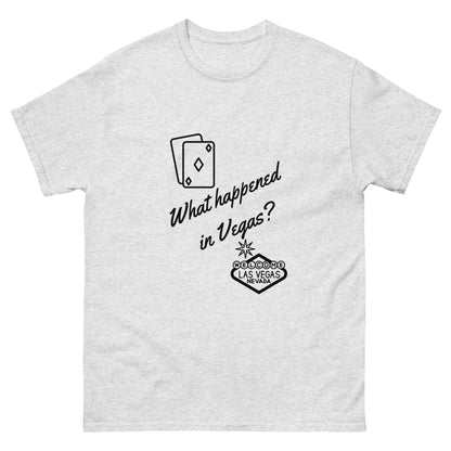 WHAT HAPPENED IN VEGAS? tee