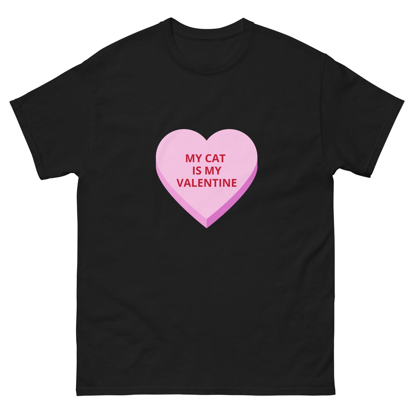 MY CAT IS MY VALENTINE HOLIDAY tee