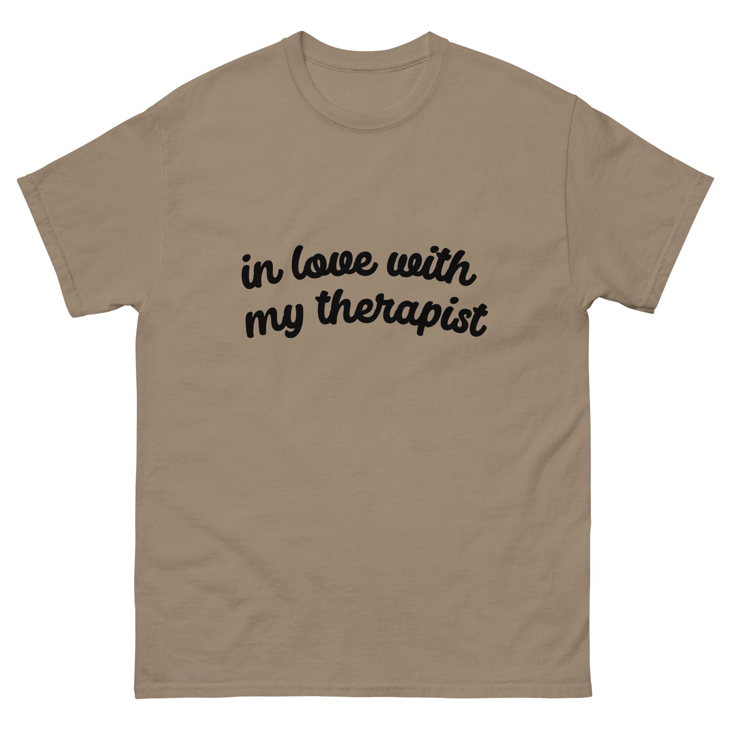 IN LOVE WITH MY THERAPIST classic tee