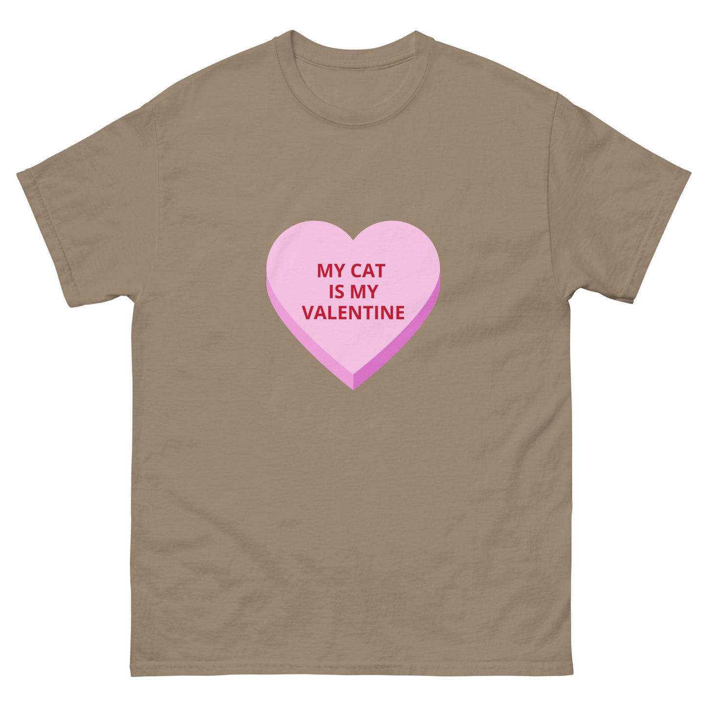 MY CAT IS MY VALENTINE HOLIDAY tee