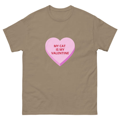 MY CAT IS MY VALENTINE HOLIDAY tee