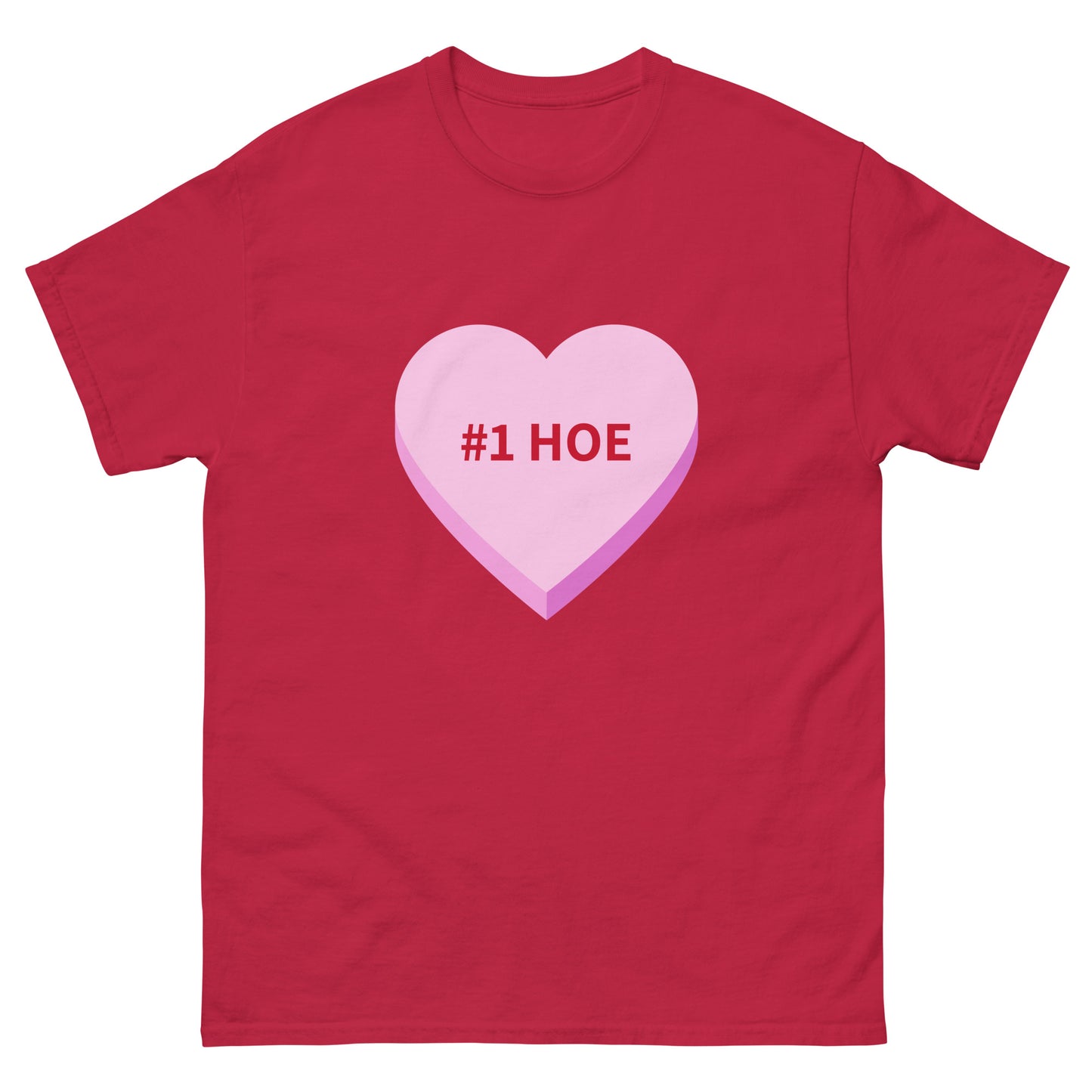 #1 HOE VALENTINES DAY HOLIDAY tee