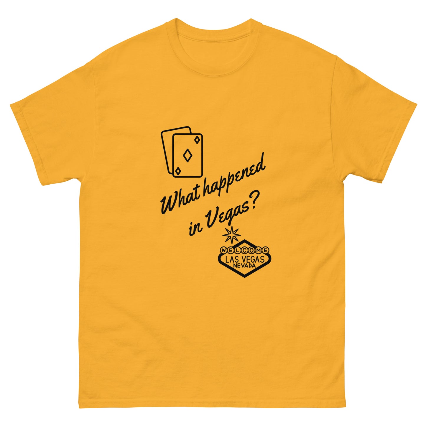 WHAT HAPPENED IN VEGAS? tee