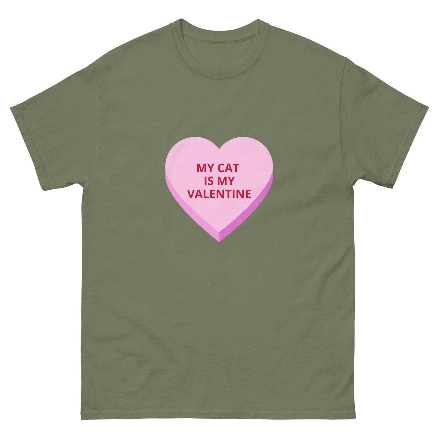 MY CAT IS MY VALENTINE HOLIDAY tee