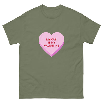 MY CAT IS MY VALENTINE HOLIDAY tee