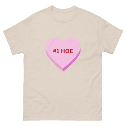 #1 HOE VALENTINES DAY HOLIDAY tee