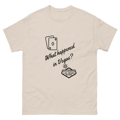 WHAT HAPPENED IN VEGAS? tee