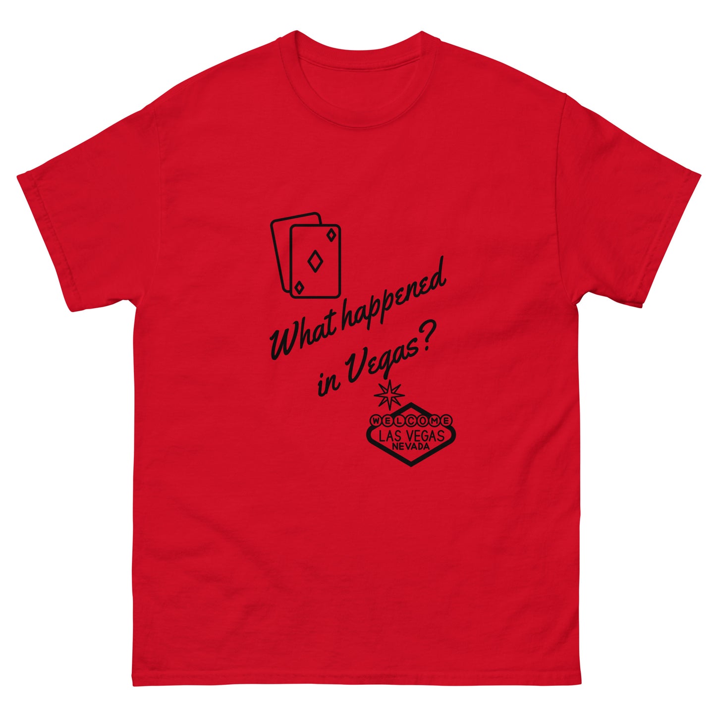 WHAT HAPPENED IN VEGAS? tee