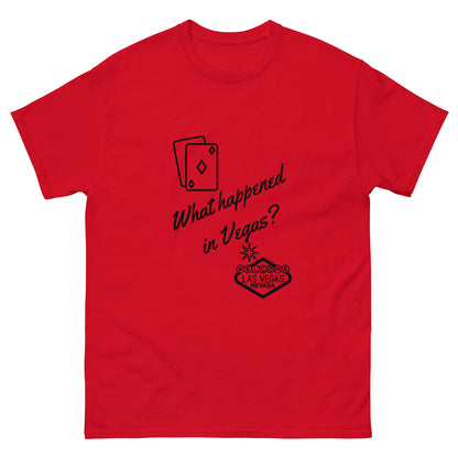 WHAT HAPPENED IN VEGAS? tee