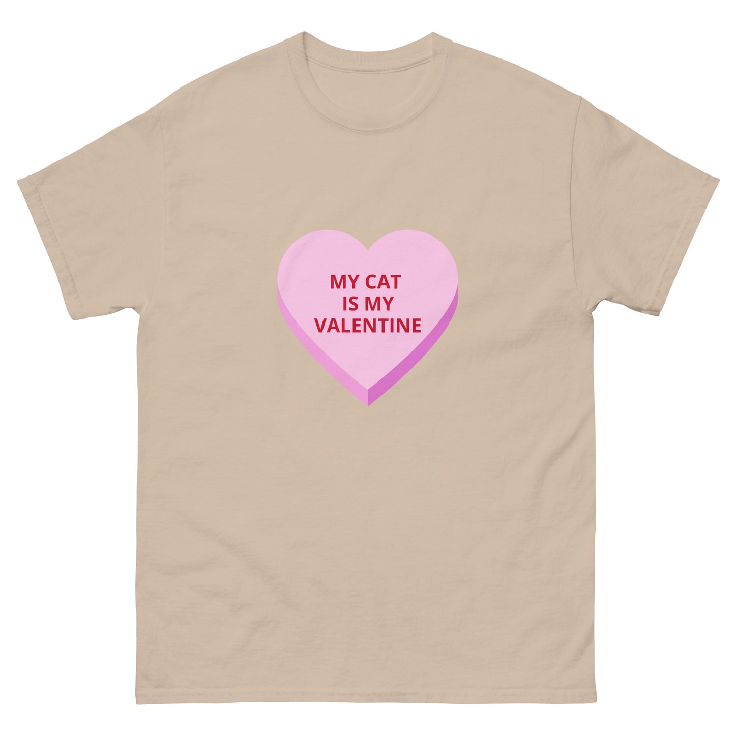 MY CAT IS MY VALENTINE HOLIDAY tee