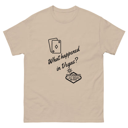 WHAT HAPPENED IN VEGAS? tee