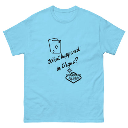 WHAT HAPPENED IN VEGAS? tee