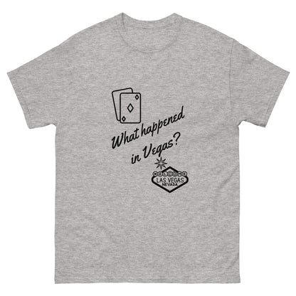 WHAT HAPPENED IN VEGAS? tee