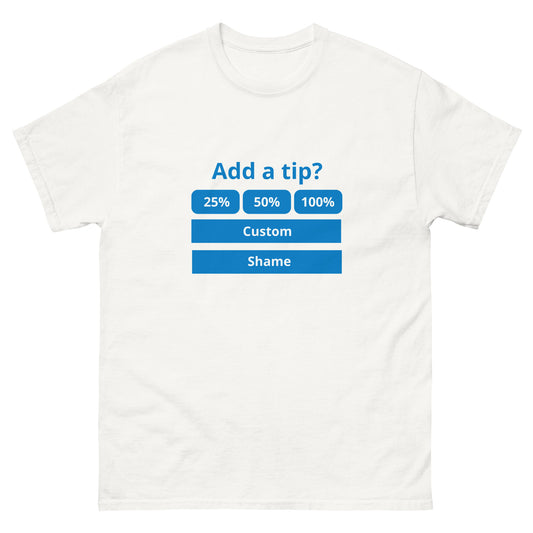 ADD A TIP tee