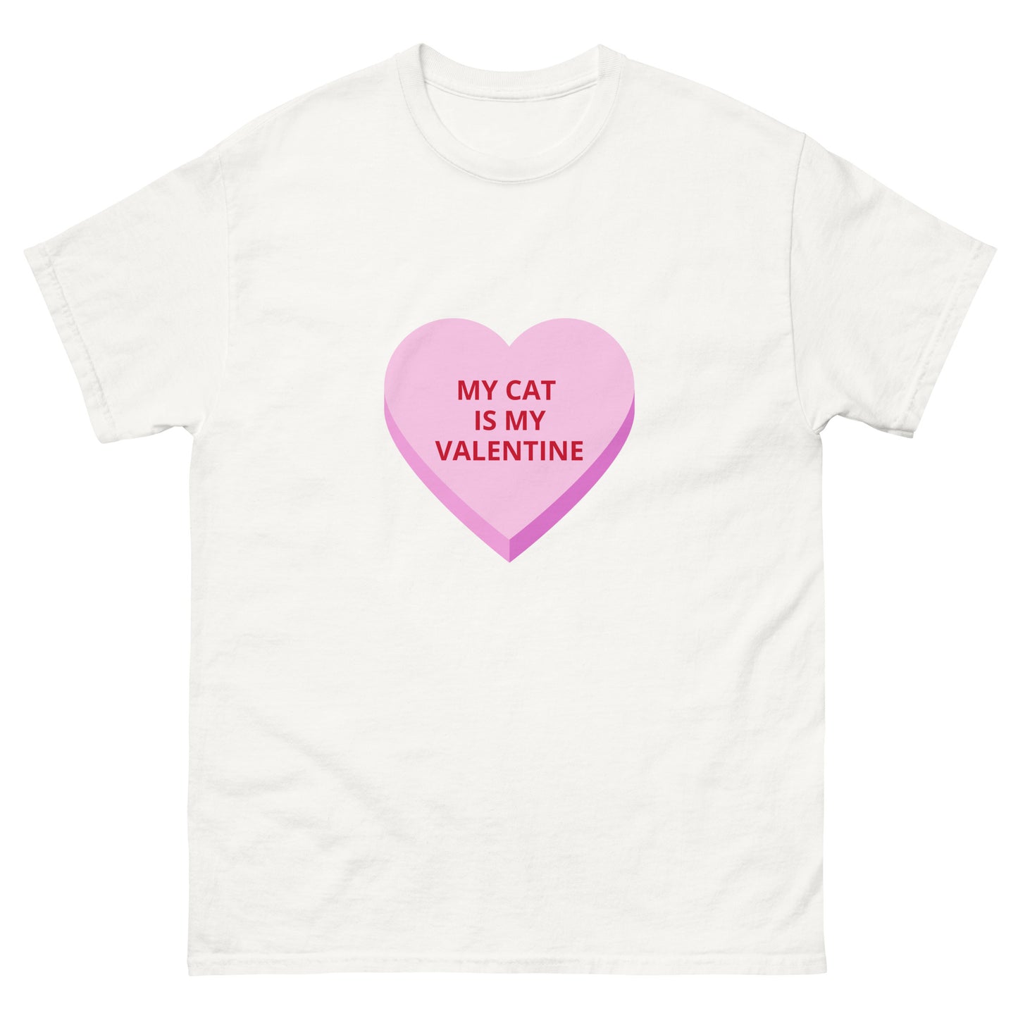 MY CAT IS MY VALENTINE HOLIDAY tee