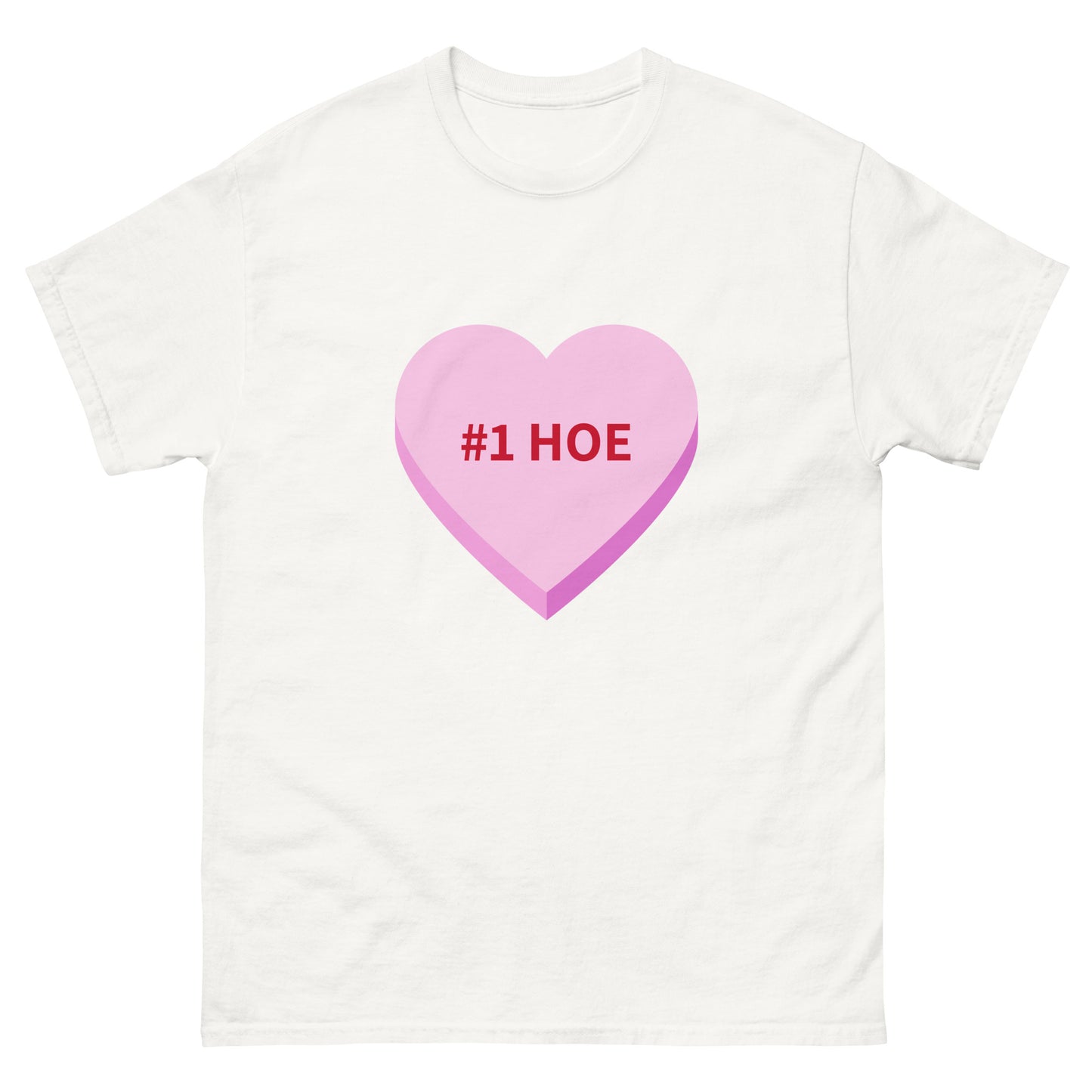 #1 HOE VALENTINES DAY HOLIDAY tee