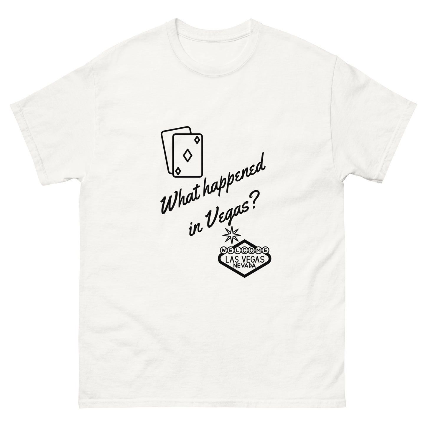 WHAT HAPPENED IN VEGAS? tee