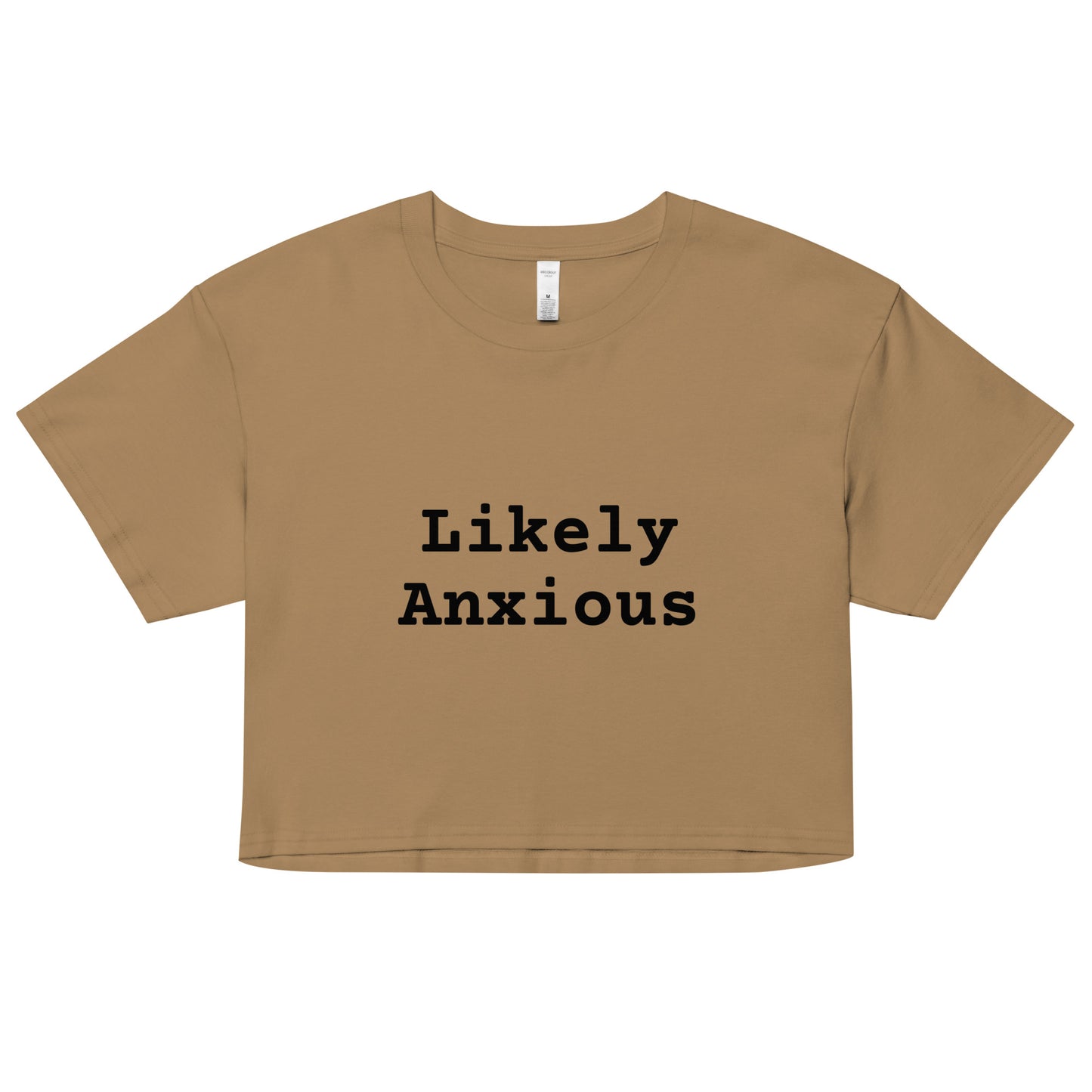 LIKELY ANXIOUS crop top