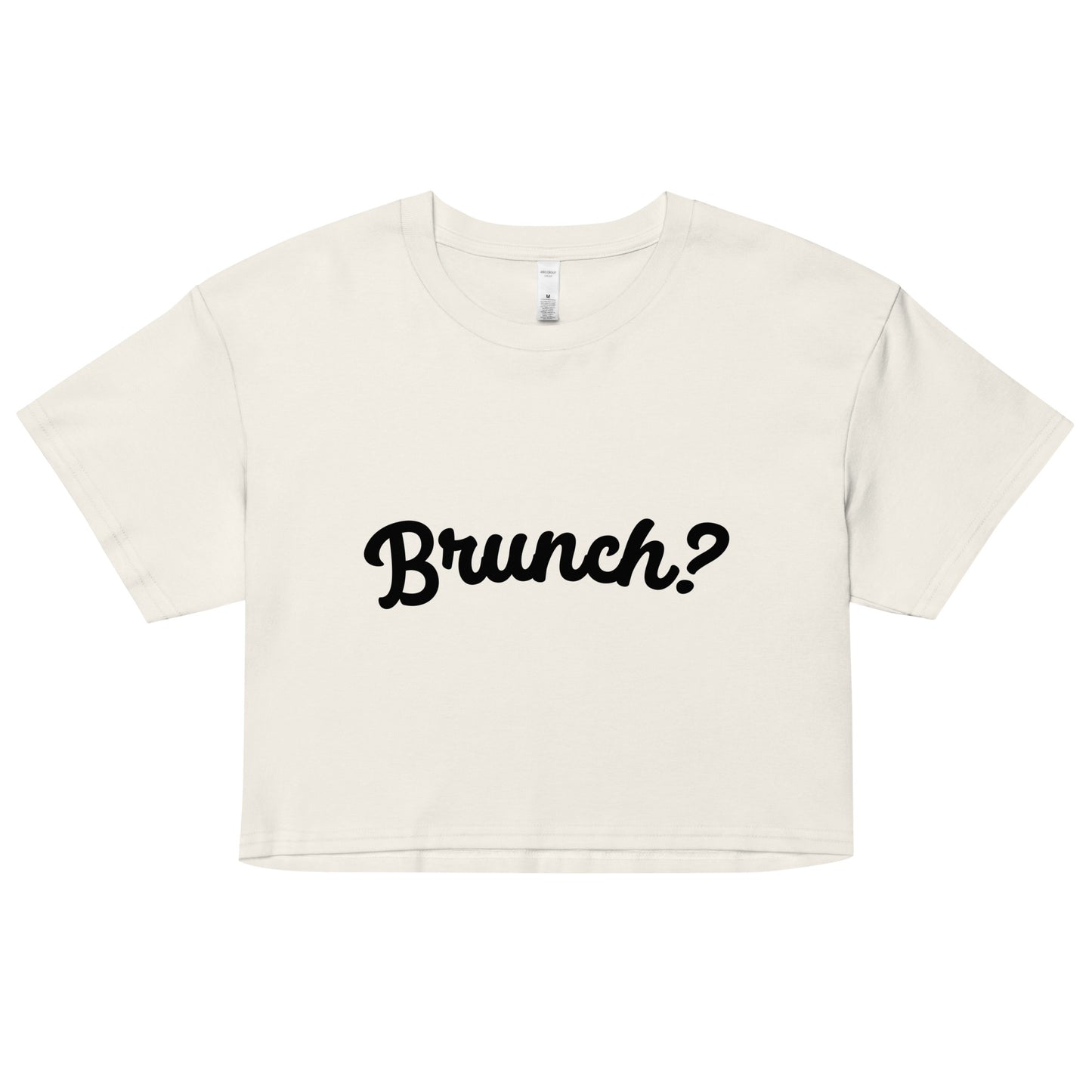 BRUNCH? crop top