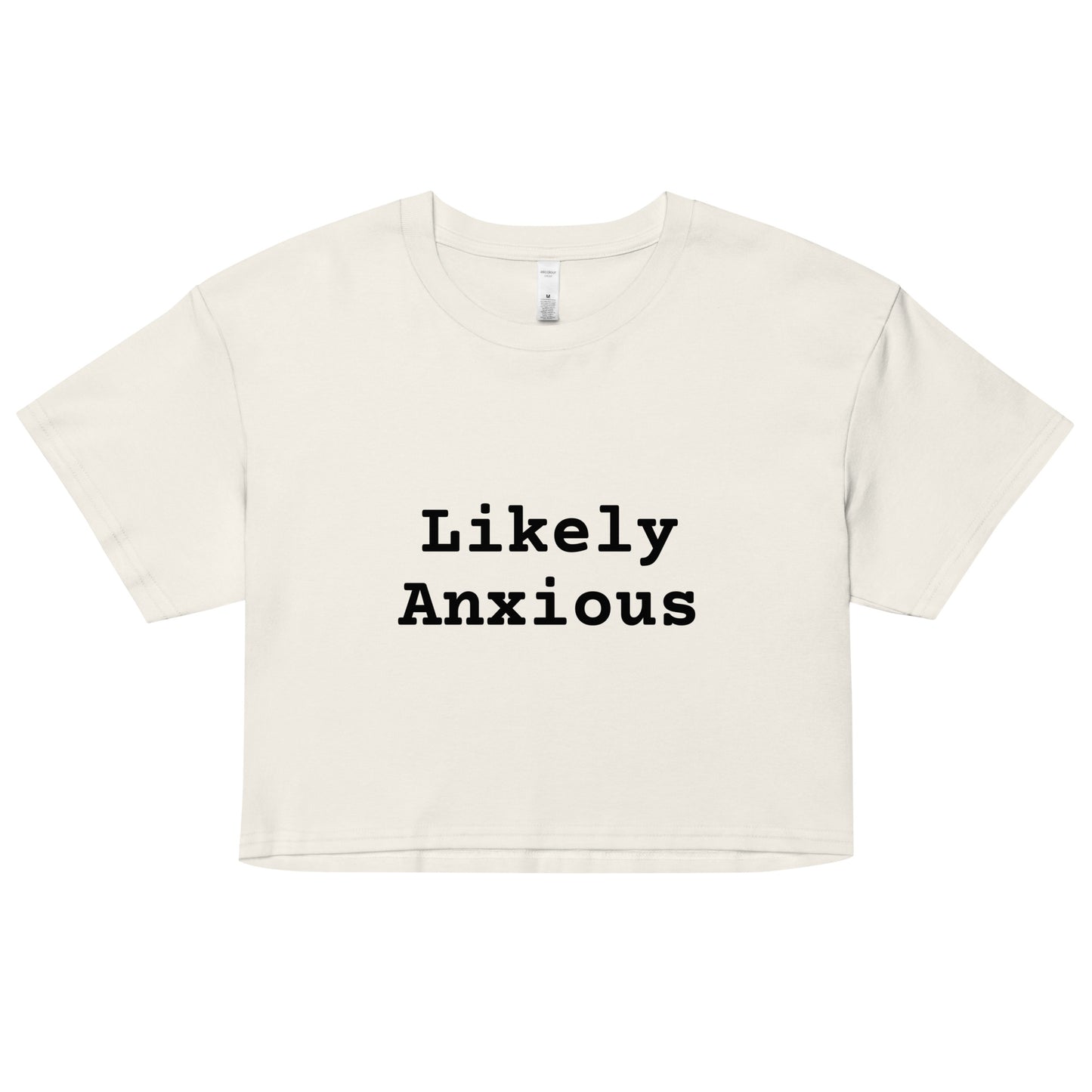 LIKELY ANXIOUS crop top