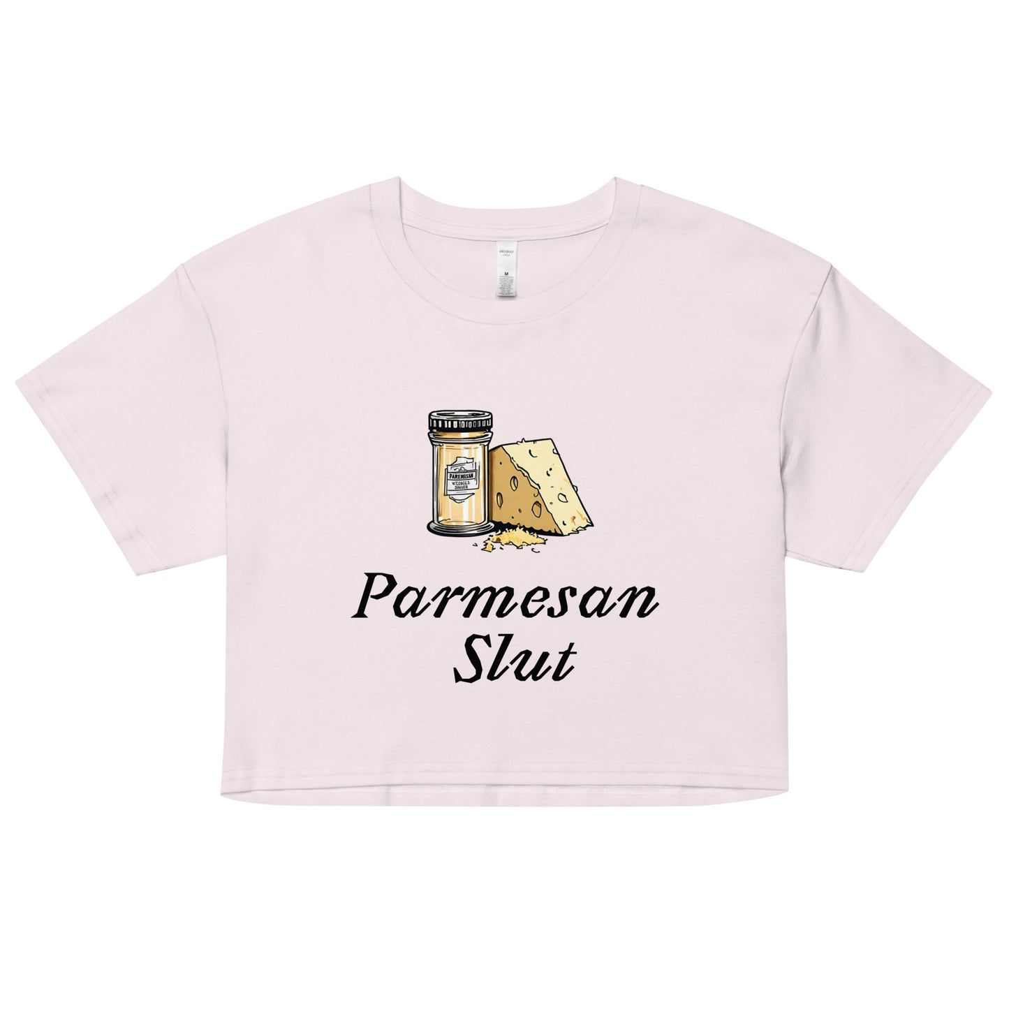 PARMESAN SLUT crop top