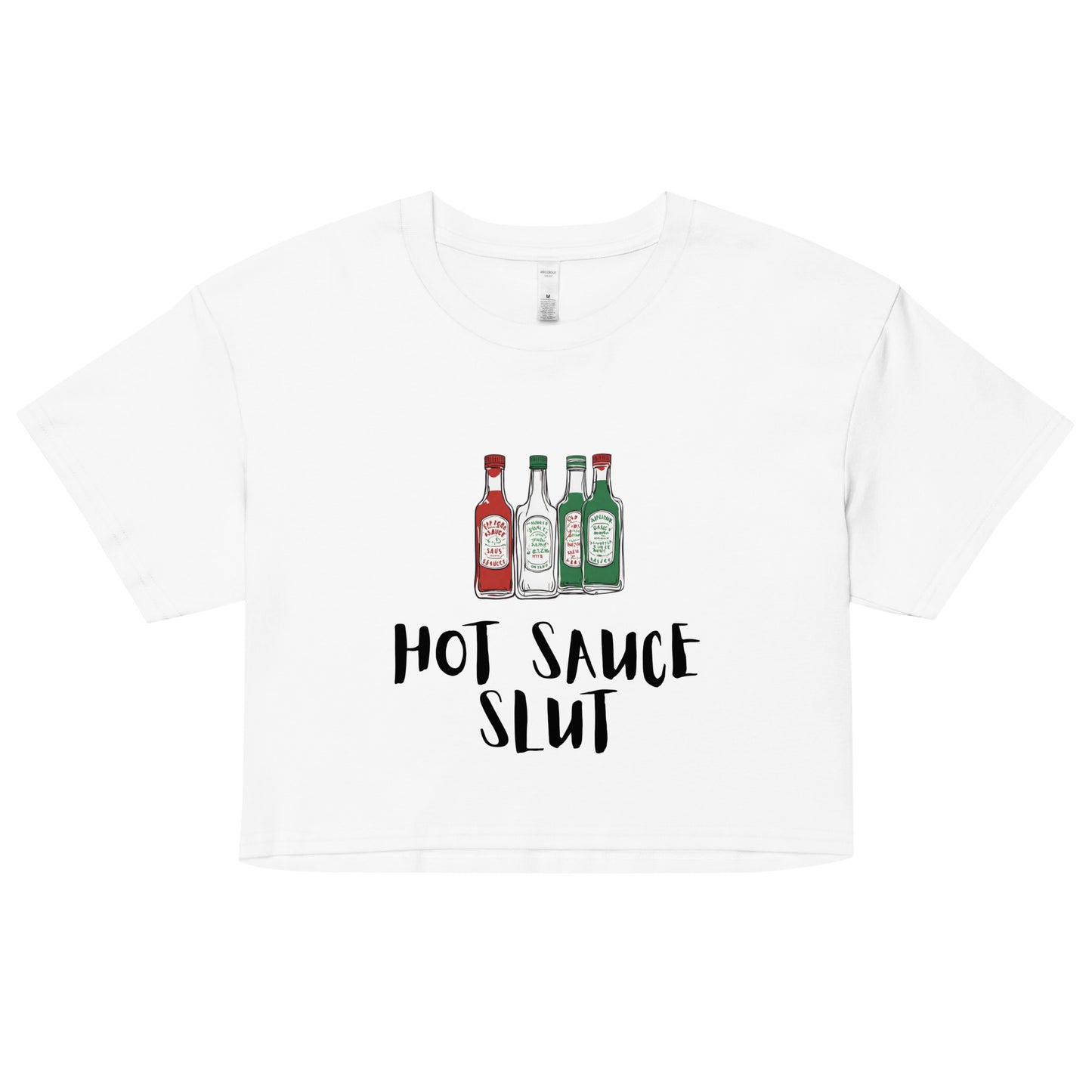 HOT SAUCE SLUT crop top