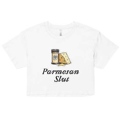 PARMESAN SLUT crop top